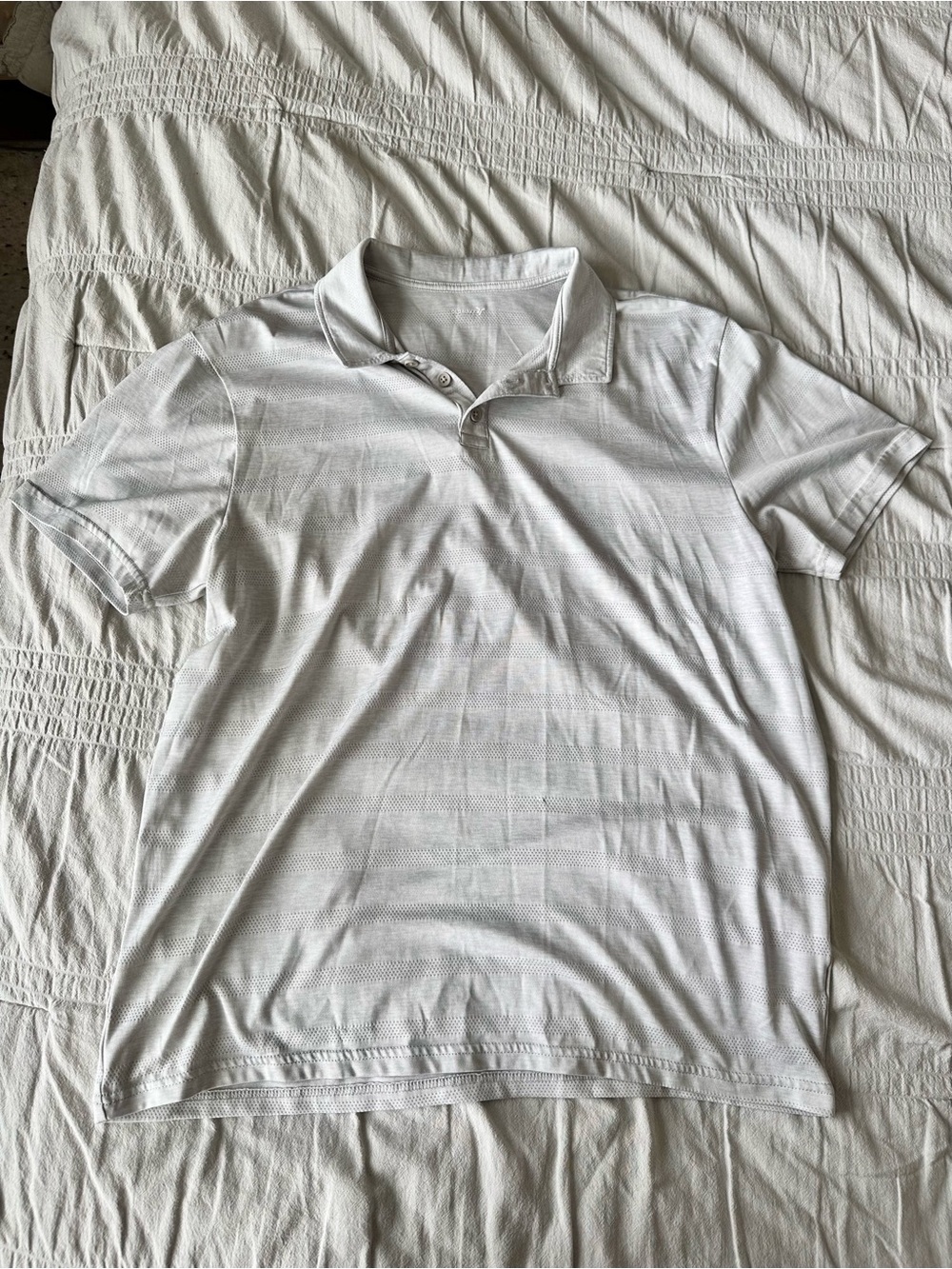 Old Navy grey Men's Polo Shirt